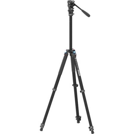 Sirui L-224FL+KV-5 - statyw Carbon L-224F + głowica video KV-5